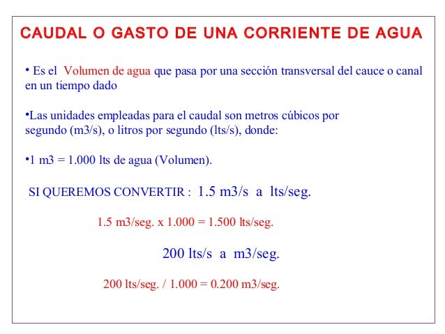 Convertir M3 A Litros De Agua