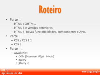 Curso HTML 5 - Aula Inicial | PDF