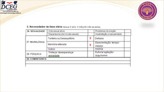 Departamento Científico de
Enfermagem Gerontológica ABEN-RJ
S
S
 