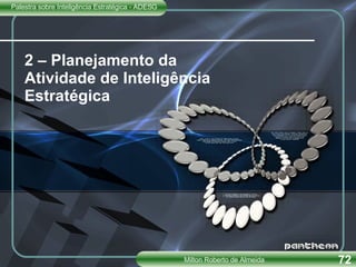 2 – Planejamento da Atividade de Inteligência Estratégica 