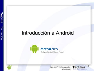   Introducción a Android 