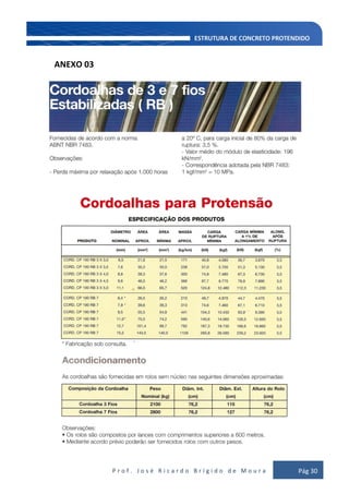 P r o f . J o s é R i c a r d o B r í g i d o d e M o u r a Pág 30
ANEXO 03
 