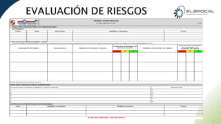 CURSO IPERC CONTINUO PLANTA CONCENTRADORA | PPTX