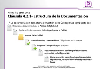 Curso ISO 13485 gestión de calidad para dispositivos medicos para | PDF