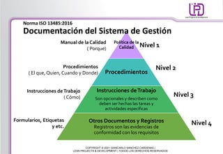 Curso ISO 13485 gestión de calidad para dispositivos medicos para | PDF