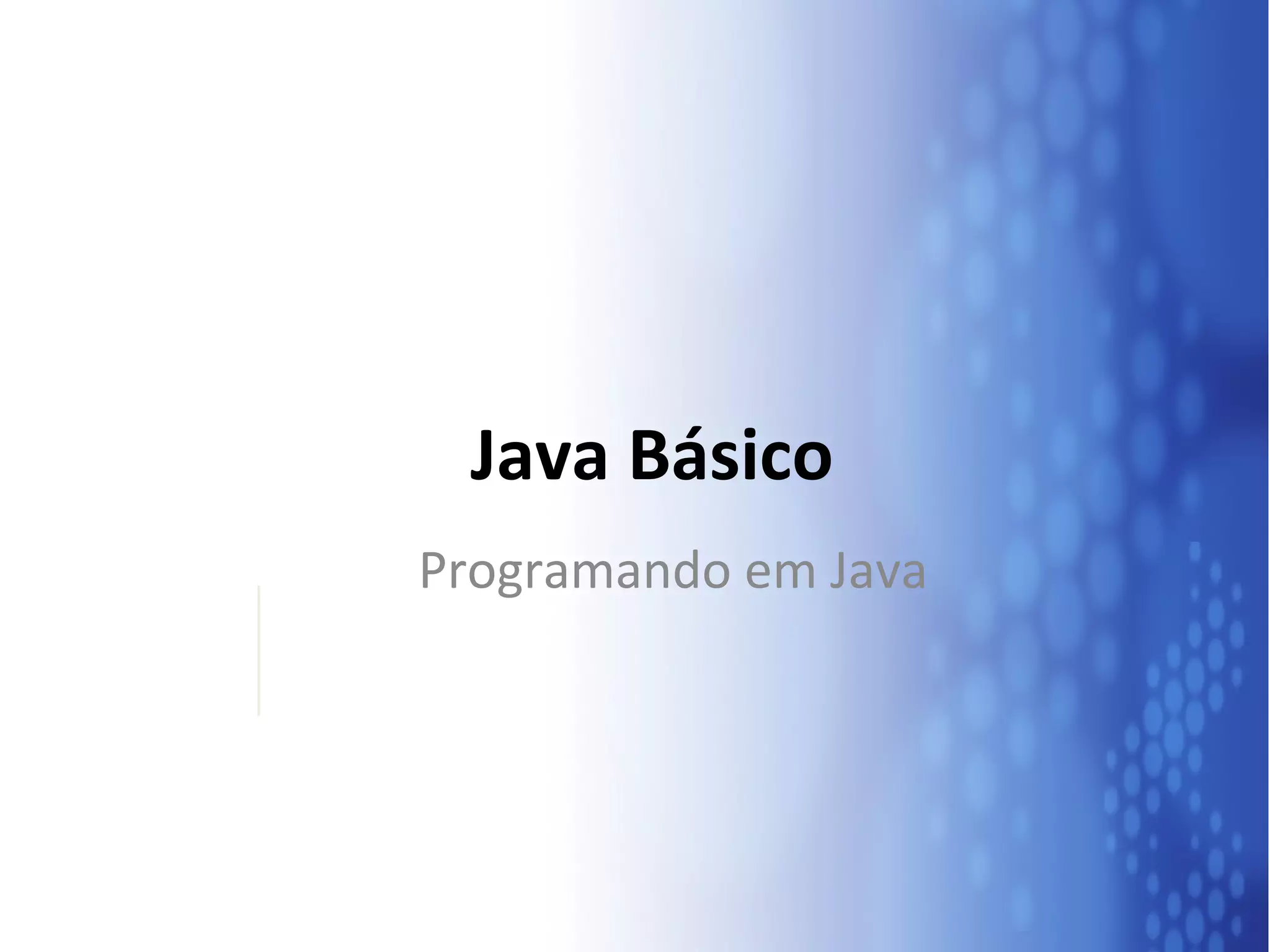 Java Básico Programando em Java 