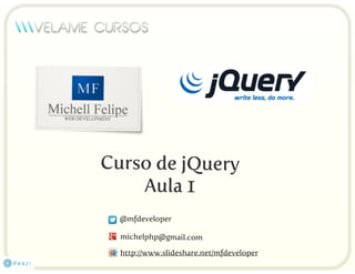 Curso jQuery Velame - Aula 1 - Fundamentos de Javascript
