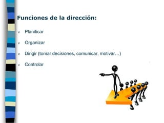 Funciones de la dirección: Planificar