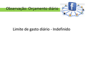 Observação: Orçamento diário



   Limite de gasto diário - Indefinido
 
