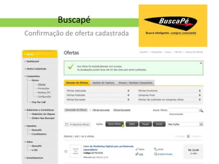 Buscapé
Confirmação de oferta cadastrada
 