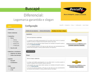 Buscapé
       Diferencial:
Logomarca garantida e slogan
 