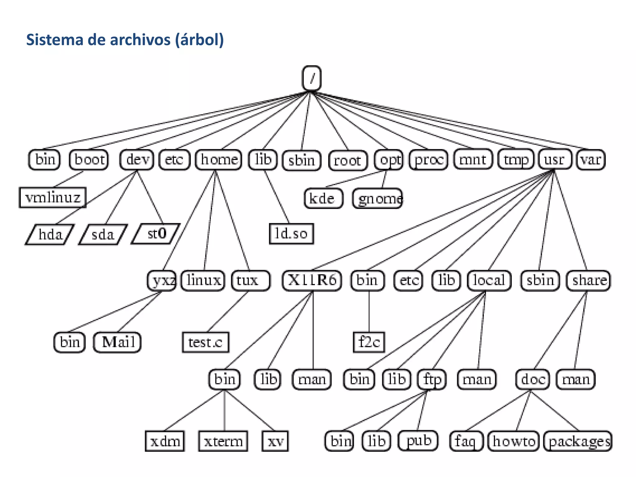 Sistema de archivos (árbol)
 