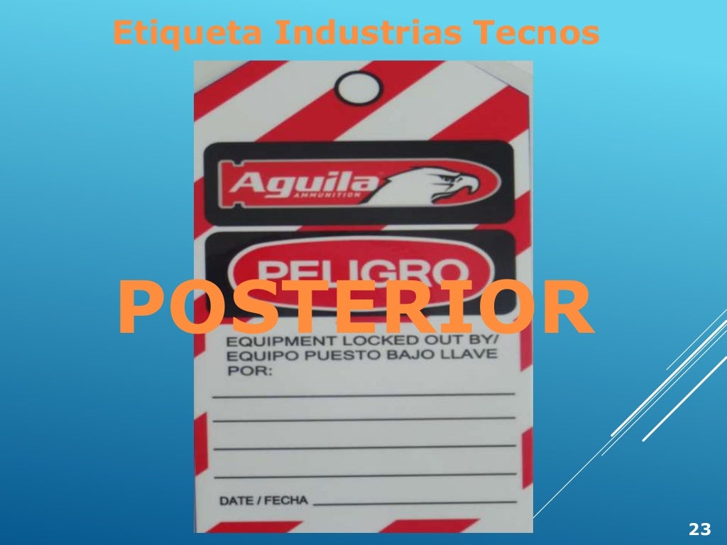 Curso lockout tagout spanish