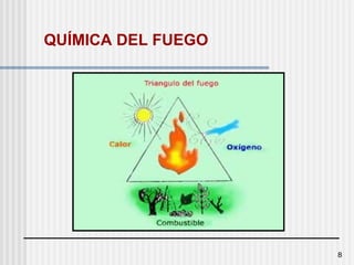 8
QUÍMICA DEL FUEGO
 