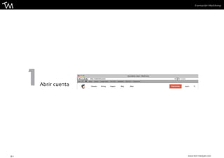 Formación Mailchimp 
Abrir cuenta 1 
6 || www.toni-marques.com 
 