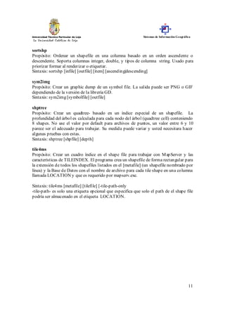 Curso mapserver | PDF