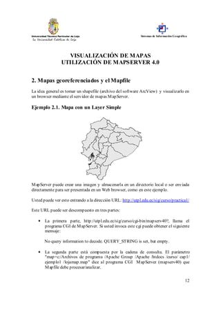 Curso mapserver | PDF
