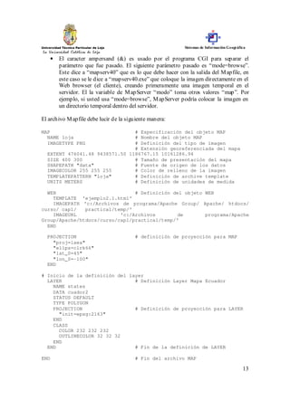 Curso mapserver | PDF