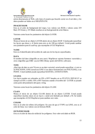 Curso mapserver | PDF