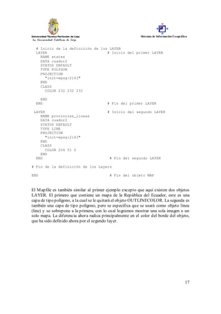 Curso mapserver | PDF
