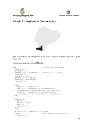 Curso mapserver | PDF