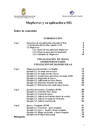 Curso mapserver | PDF