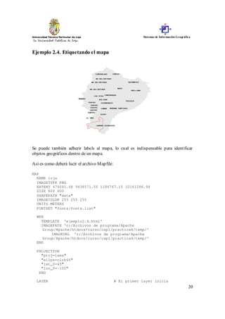 Curso mapserver | PDF