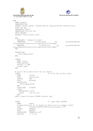Curso mapserver | PDF