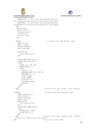 Curso mapserver | PDF
