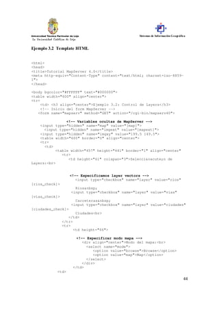 Curso mapserver | PDF