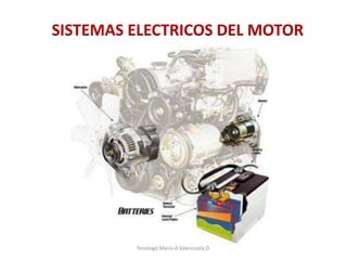 SISTEMAS ELECTRICOS DEL MOTOR
Tenologo.Mario A.Valenzuela D.
 