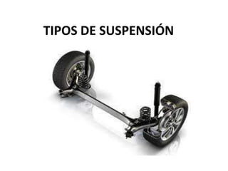TIPOS DE SUSPENSIÓN
 