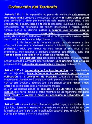 Desarrollo Constitucional Ley Orgánica lO/95 (Código Penal)