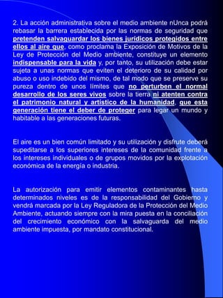 PROTECCIÓN AMBIENTALEl Medio AmbienteEs un bienindeterminado