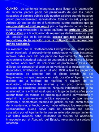 LA PROTECCIÓN PENAL DEL MEDIO AMBIENTEConstitucional (Art. 45):    “Utilizar medidas penales necesarias”Código Penal                      Art. 325 (Delito Ecológico)Para consumar delitos los tribunales han cambiado criterios:1º  Era necesario un                    RESULTADO LESIVOAhora el delito se consuma con la             MERA 					         PRODUCCIÓN 					         DE RIESGO				          (sentencias de 1994 y ss)Delitos Específicos:Ordenación del territorio		(Art. 319 C. Penal)Patrimonio Artístico                           (Art. 321 C. Penal)Recursos Humanos y Medio Ambiente (Art. 325 C. Penal)Flora y Fauna                                    (Art. 332 C. Penal)Nucleares                                          (Art. 345 C. Penal)Incendios                                           (Art. 351 C. Penal)Quién comete delitos?  “El que contraviniendo ...”	     (Administradores, Funcionarios, Autoridades)Varios autores  (Vertidos a ríos)      TODOS (Caso Doñana)Quiénes tienen capacidad PARA DEFENDER El Medio Ambiente?                  TODOS (Asociaciones, ONGs)         
