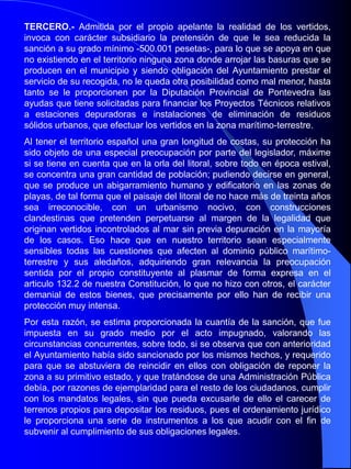 Artículo 327.- En todos los casos previstos en los dos artículos anteriores, el Juez o tribunal podrá acordar alguna de las medidas previstas en las letras a) o e) del artículo 129 de este Código.Articulo 328.- Serán castigados con la pena de multa de dieciocho a veinticuatro meses y arresto de dieciocho a veinticuatro fines de semana quienes establecieren depósitos o vertederos de desechos o residuos sólidos o líquidos que sean tóxicos o peligrosos y puedan perjudicar gravemente el equilibrio de los sistemas naturales o de la salud de las personas. Articulo 329.	1. La autoridad o funcionario público que, a sabiendas, hubiere informado favorablemente la concesión de licencias manifiestamente ilegales que autoricen el funcionamiento de la industrias o actividades contaminantes a que se refieren los artículos anteriores, o que con motivo de sus inspecciones hubieren silenciado la infracción de Leyes o disposiciones normativas de carácter general que las regulen será castigado con la pena establecida en el artículo 404 de este Código y, además, con la de prisión de seis meses a tres años o la multa de ocho a veinticuatro meses.	2. Con las mismas penas se castigará a la autoridad o funcionario público que por si mismo o como miembro de un organismo colegiado hubiere resultado o votado de su concesión a sabiendas de su injusticia.Articulo 330.- Quien, en un espacio natural protegido dañarse gravemente alguno de los elementos que hayan servido por calificarlo, incurrirá a la pena de prisión de uno a cuatro años y multa de doce a veinticuatro meses.Articulo 331.- Los hechos previstos de este capitulo serán sancionados en su caso, con la pena inferior en grado, en sus respectivos supuestos, cuando se hayan cometido en imprudencia grave.