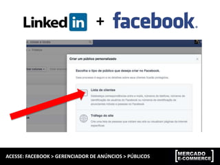 +
ACESSE: FACEBOOK > GERENCIADOR DE ANÚNCIOS > PÚBLICOS
 