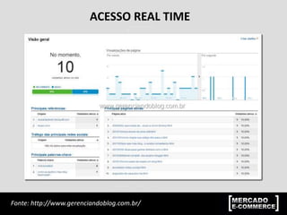 ACESSO REAL TIME
Fonte: http://www.gerenciandoblog.com.br/
 