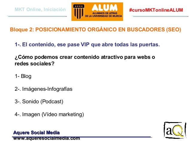 Curso MKT Online Aquere Social Media