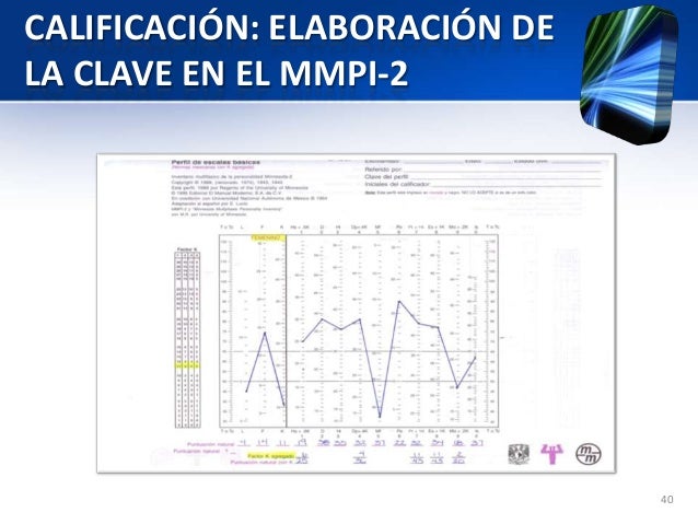 MMPI-2 Lineas Generales para su Aplicación y Calificación slideshare