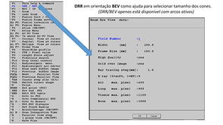 DRR em orientação BEV como ajuda para selecionar tamanho dos cones.
(DRR/BEV apenas está disponivel com arcos ativos)
 