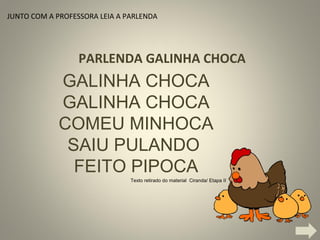 A galinha ruiva - Etapa II | PPT