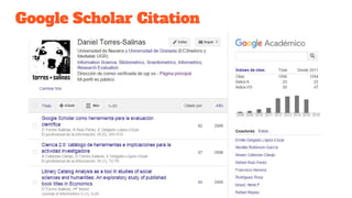 Google Scholar Citation
 
