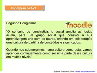 Número de Semanas ou tópicos
O critério para escolher será a base da
divisão do curso elaborada pelo autor.
Número de Semanas ou tópicos
O critério para escolher será a base da
divisão do curso elaborada pelo autor.
Data de início do curso
Permite escolher a data que o curso irá
começar.
Data de início do curso
Permite escolher a data que o curso irá
começar.
Sessões escondidas
Define a visualização dos tópicos
durante o desenvolvimento do curso.
Sessões escondidas
Define a visualização dos tópicos
durante o desenvolvimento do curso.
Quantas noticias mostrar
Define quantas notícias serão mostradas
(caso seja habilitado o bloco de
Últimas notícias).
Quantas noticias mostrar
Define quantas notícias serão mostradas
(caso seja habilitado o bloco de
Últimas notícias).
Mostrar notas
Se o curso tiver atividades avaliativas, a
opção Sim permitirá que os
participantes vejam as notas obtidas.
Mostrar notas
Se o curso tiver atividades avaliativas, a
opção Sim permitirá que os
participantes vejam as notas obtidas.
 