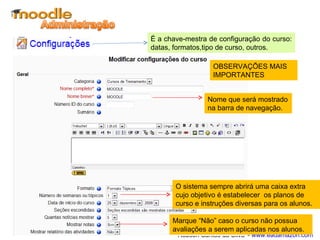 (1) Caixa de Administração do Curso
 