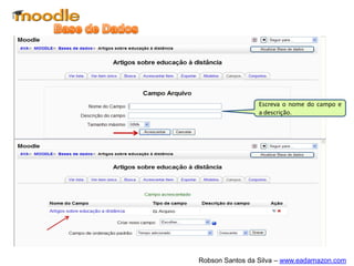Tais fatores, aliados à possibilidade
de numerar os capítulos, desabilitar
impressão(impedir que o aluno
imprima o conteúdo) e personalizar
os títulos, revestem esse recurso de
versatilidade e importância.
 