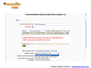 O recurso Página é padrão do
pacote de instalação do Moodle.
Trata-se de uma ferramenta muito
importante.
O recurso Página é padrão do
pacote de instalação do Moodle.
Trata-se de uma ferramenta muito
importante.
Página
 
