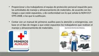 CURSO NOM 006 STPS MANEJO Y ALMACENAMIENTO DE MATERIALESSAFE MODE.pptx