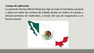 CURSO NOM 006 STPS MANEJO Y ALMACENAMIENTO DE MATERIALESSAFE MODE.pptx