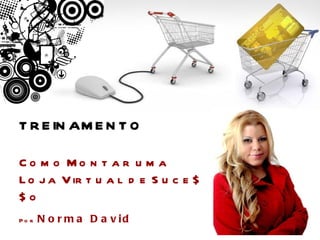 TREINAMENTO Como Montar uma Loja Virtual de Suce$$o Por  Norma David 